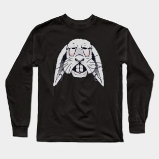 Meshuggah faced bunny Long Sleeve T-Shirt